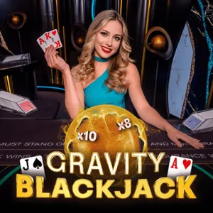Gravity Blackjack in the Wanted Win Casino Online lobby